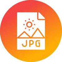 Jpg File Creative Icon Design vector