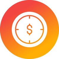 Money Hour Creative Icon Design vector