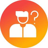 Question Creative Icon Design vector