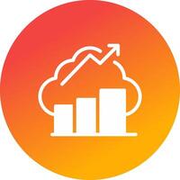 Financial Data Creative Icon Design vector