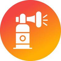 Air Horn Creative Icon Design vector