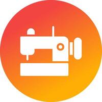 Sewing Machine Creative Icon Design vector