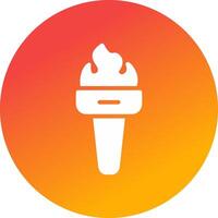 Pirates Torch Creative Icon Design vector