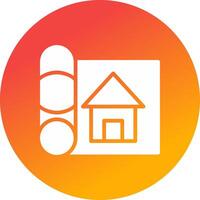 House Sketch Creative Icon Design vector