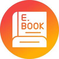 Ebook Creative Icon Design vector