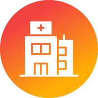 diseño de icono creativo de hospital vector