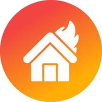 Fire Creative Icon Design vector