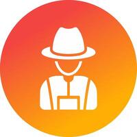 Farmer Creative Icon Design vector