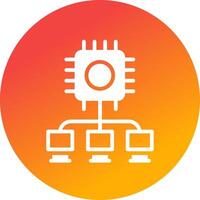 Intelligent Control Creative Icon Design vector