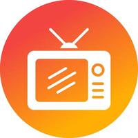 Tv Creative Icon Design vector