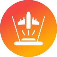 Ar Flight Training Creative Icon Design vector