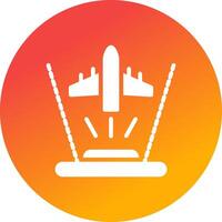 Ar Flight Training Creative Icon Design vector