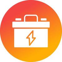 Battery Creative Icon Design vector