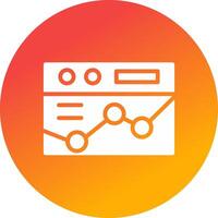 Web Analytics Creative Icon Design vector