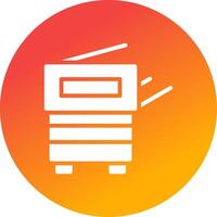 Copy Machine Creative Icon Design vector