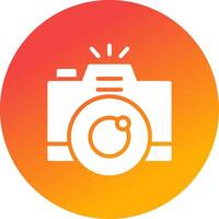 Camera Creative Icon Design vector