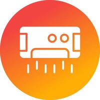 Air Conditioning Creative Icon Design vector