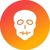 diseño de icono creativo de calavera vector