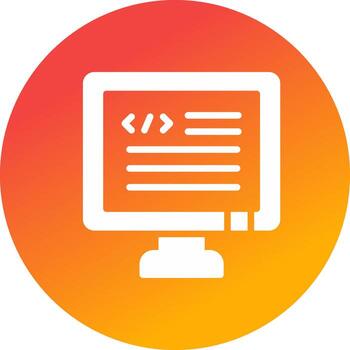 Code Creative Icon Design vector