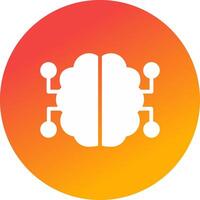 Neurons Circuit Creative Icon Design vector