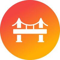 Bridge Creative Icon Design vector