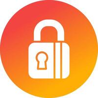 Padlock Creative Icon Design vector