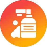 Shampoo Creative Icon Design vector