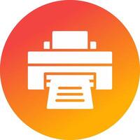 Printer Creative Icon Design vector