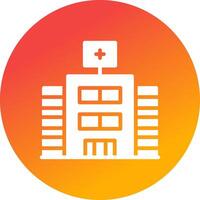 diseño de icono creativo de hospital vector