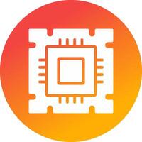 Processor Creative Icon Design vector