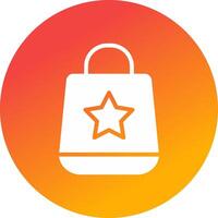 Shopping Bag Creative Icon Design vector