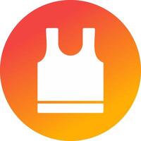 Tank Top Creative Icon Design vector