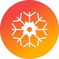 Snowflake Creative Icon Design vector