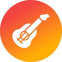 Guitar Creative Icon Design vector