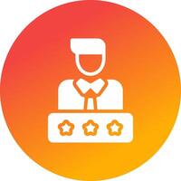 Brand Ambassador Creative Icon Design vector