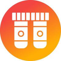 Test Tube Creative Icon Design vector