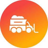 Snowplow Creative Icon Design vector