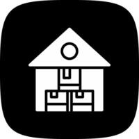 Warehouse Creative Icon Design vector