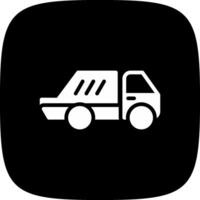 Garbage truck Creative Icon Design vector