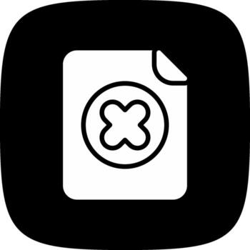 Eliminar archivo creativo icono diseño vector