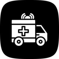 Ambulance Creative Icon Design vector