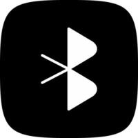 diseño de icono creativo bluetooth vector