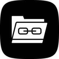 Link Folder Creative Icon Design vector
