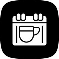 Scheduled Breaks Creative Icon Design vector
