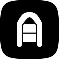 glyph corner inverted Design vector