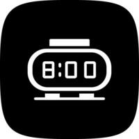 Digital Clock Creative Icon Design vector