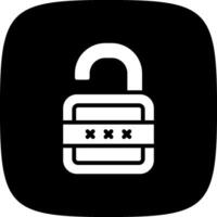 Lock Open Creative Icon Design vector