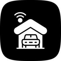 Smart Garage Creative Icon Design vector