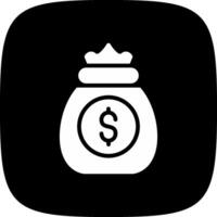 Money Bag Creative Icon Design vector