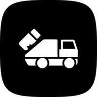 basura camión creativo icono diseño vector